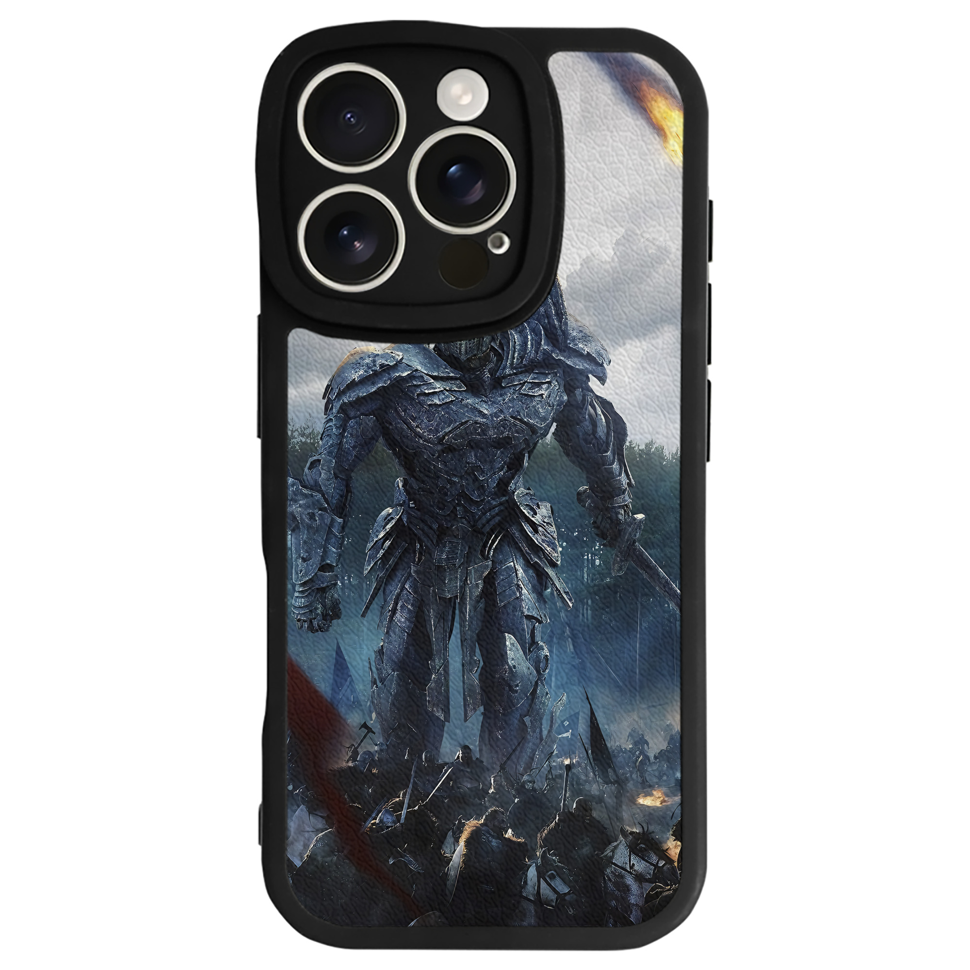 （画像用） Transformers トランスフォーマー 【iPhone 16シリーズ対応】シリコンスマホケース（レザー調） 材質：シリコン